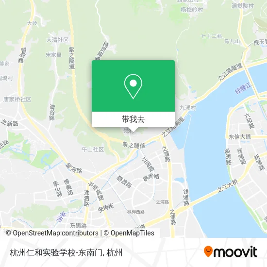 杭州仁和实验学校-东南门地图