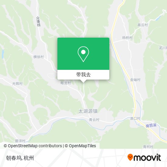 朝春坞地图