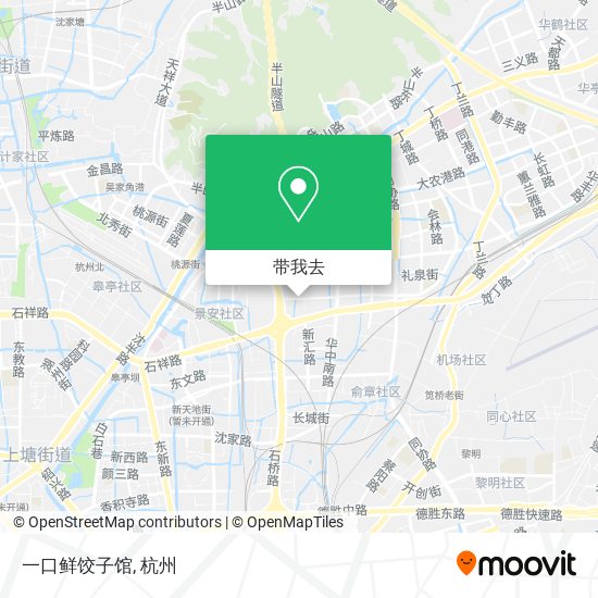 一口鲜饺子馆地图