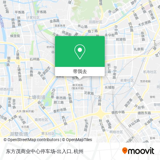 东方茂商业中心停车场-出入口地图