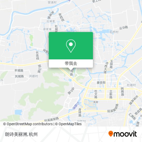 朗诗美丽洲地图