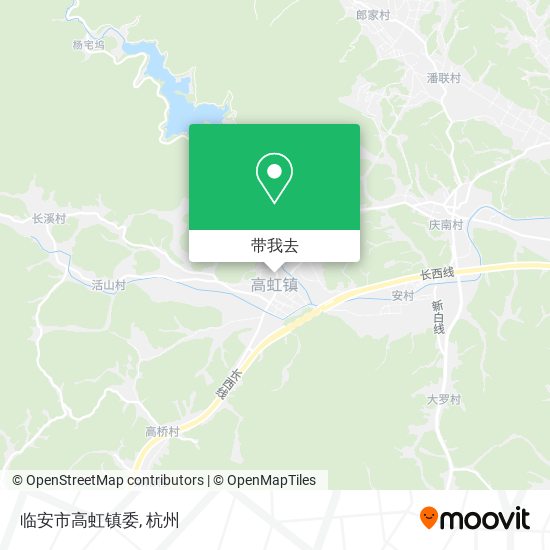 临安市高虹镇委地图