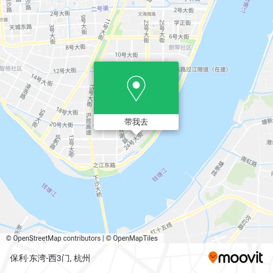 保利·东湾-西3门地图