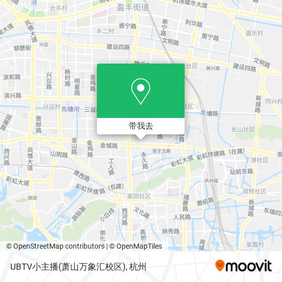 UBTV小主播(萧山万象汇校区)地图