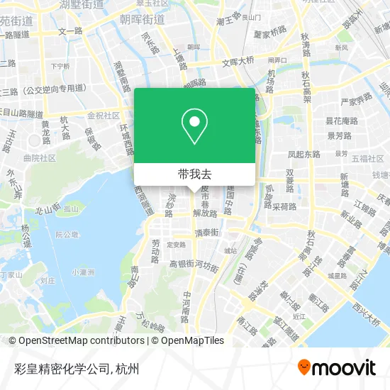 彩皇精密化学公司地图