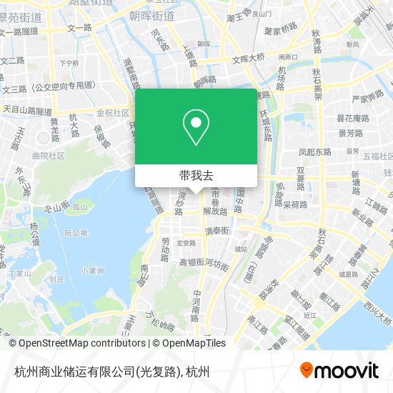 杭州商业储运有限公司(光复路)地图