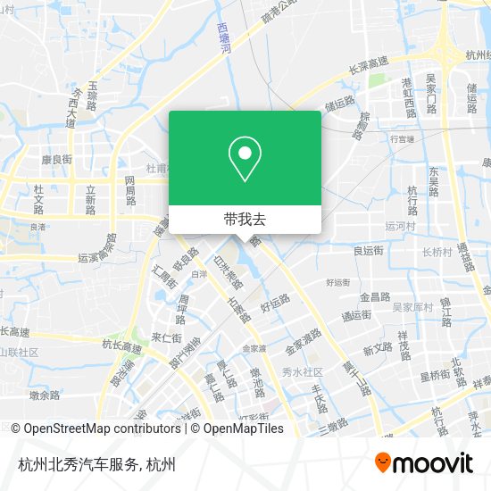 杭州北秀汽车服务地图