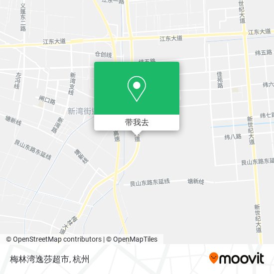梅林湾逸莎超市地图