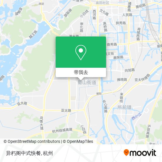 异朽阁中式快餐地图