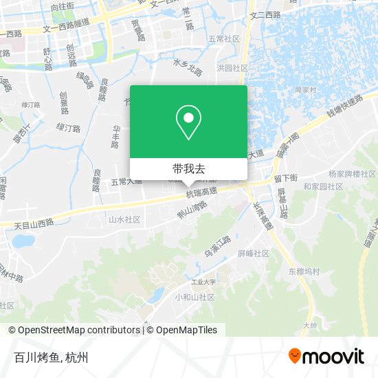 百川烤鱼地图