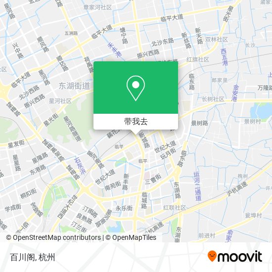 百川阁地图