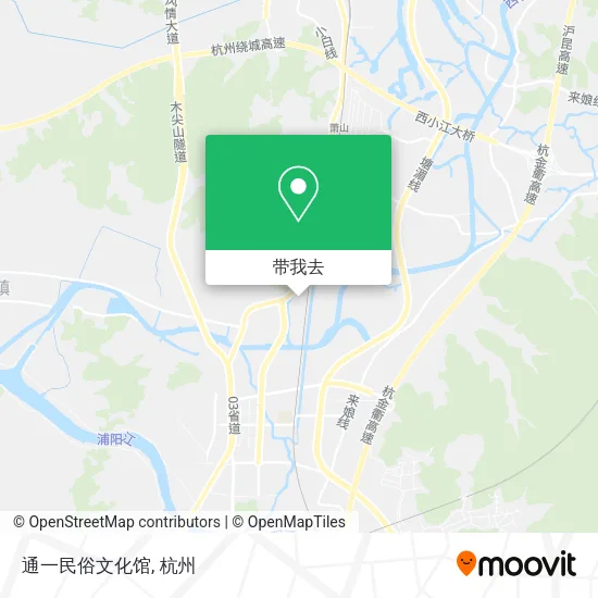通一民俗文化馆地图