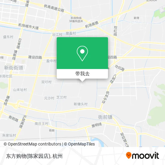 东方购物(陈家园店)地图
