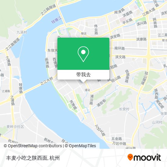 丰麦小吃之陕西面地图