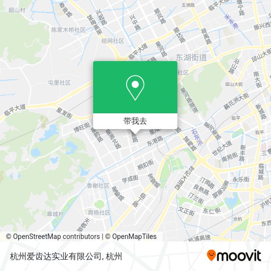 杭州爱齿达实业有限公司地图
