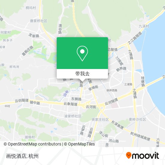 画悦酒店地图