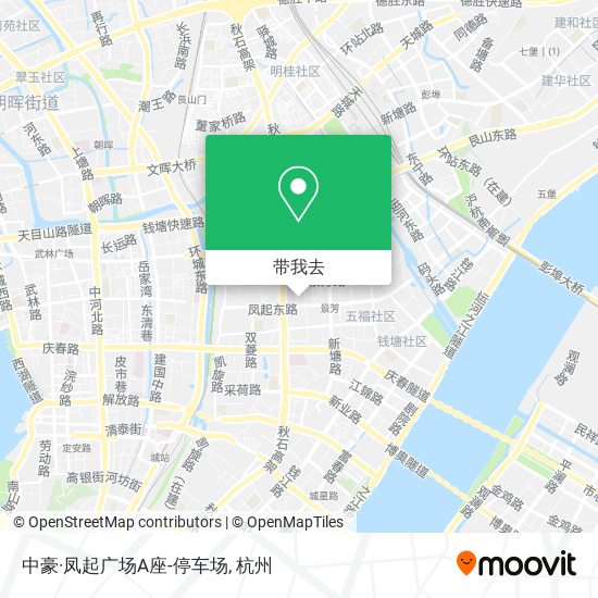 中豪·凤起广场A座-停车场地图