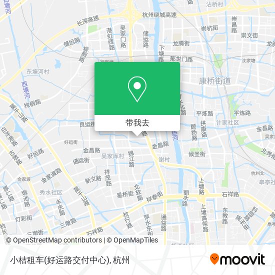 小桔租车(好运路交付中心)地图