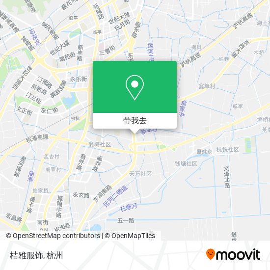 桔雅服饰地图