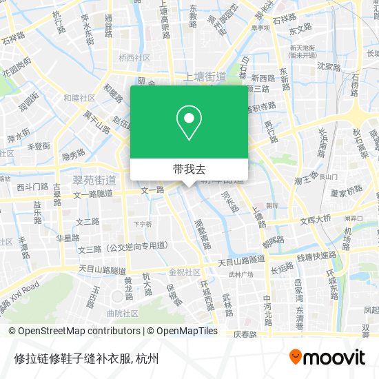 修拉链修鞋子缝补衣服地图