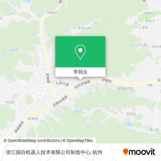 浙江国自机器人技术有限公司制造中心地图