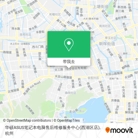 华硕ASUS笔记本电脑售后维修服务中心(西湖区店)地图