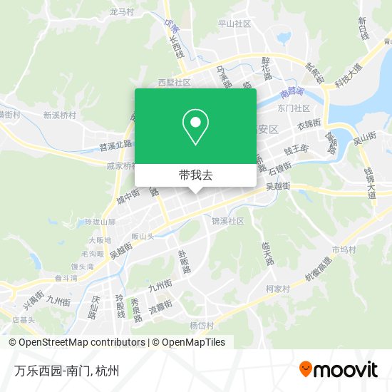 万乐西园-南门地图