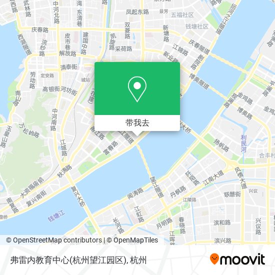 弗雷内教育中心(杭州望江园区)地图
