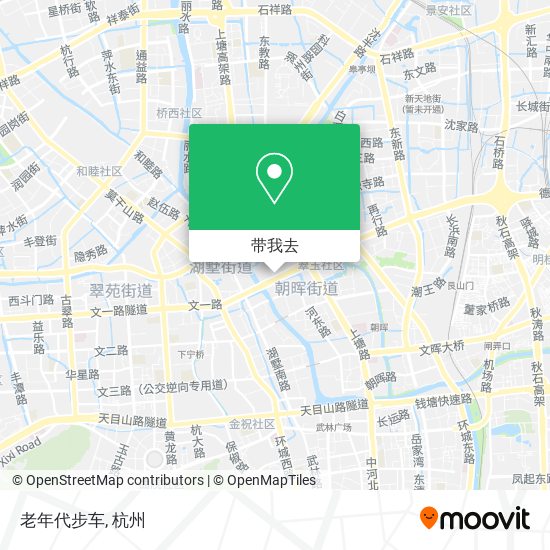 老年代步车地图