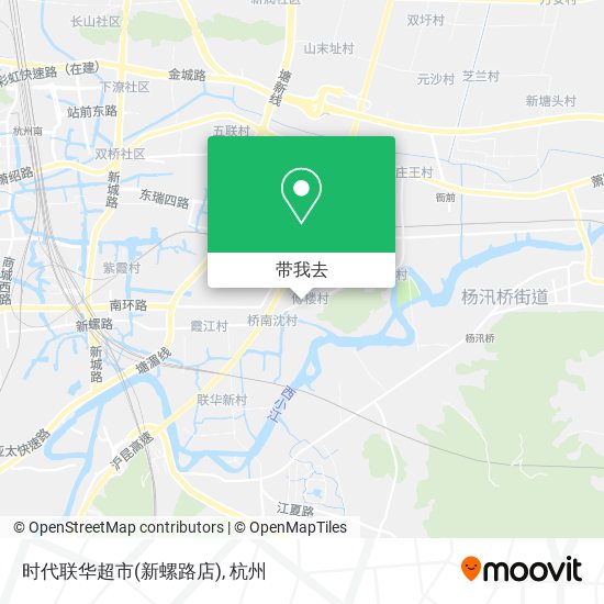 时代联华超市(新螺路店)地图
