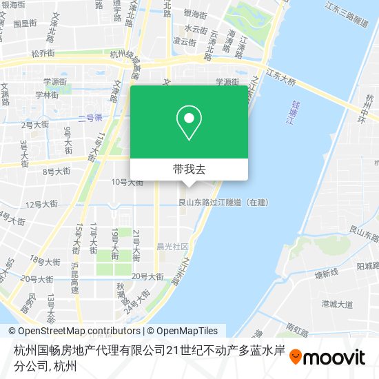 杭州国畅房地产代理有限公司21世纪不动产多蓝水岸分公司地图