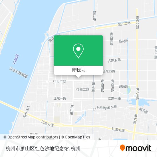 杭州市萧山区红色沙地纪念馆地图