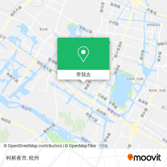 柯桥夜市地图