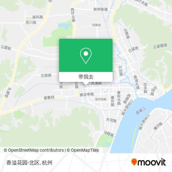 香溢花园-北区地图