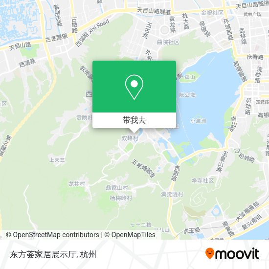 东方荟家居展示厅地图