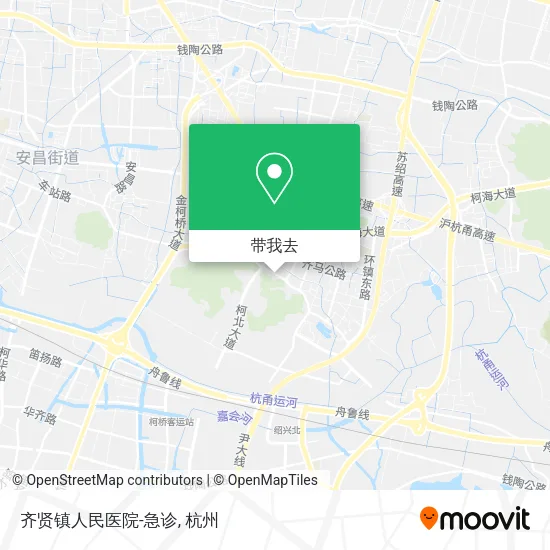 齐贤镇人民医院-急诊地图