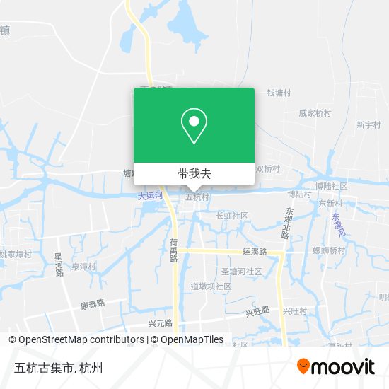 五杭古集市地图