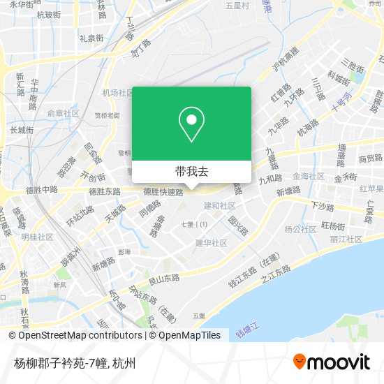 杨柳郡子衿苑-7幢地图