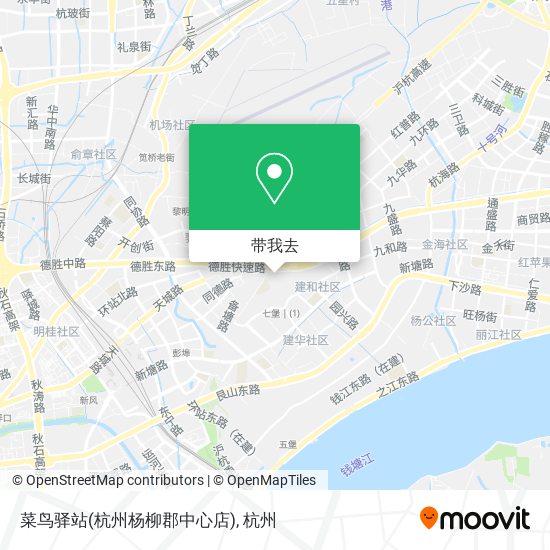 菜鸟驿站(杭州杨柳郡中心店)地图