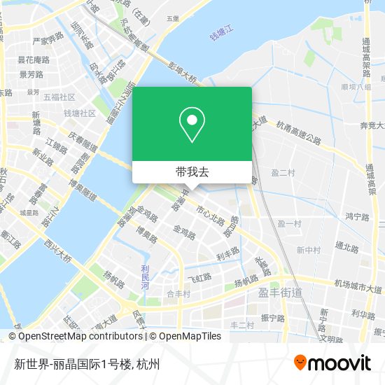新世界-丽晶国际1号楼地图