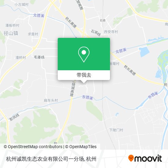 杭州诚凯生态农业有限公司一分场地图