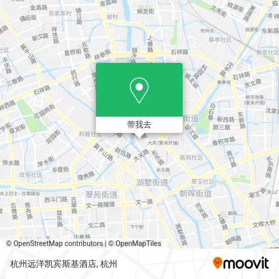杭州远洋凯宾斯基酒店地图