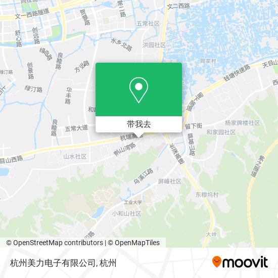 杭州美力电子有限公司地图
