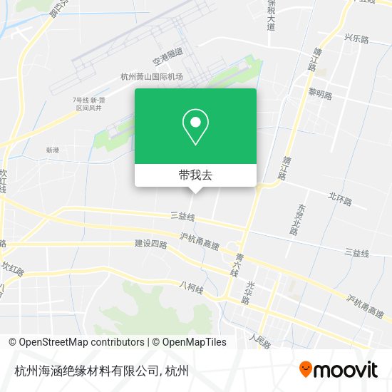 杭州海涵绝缘材料有限公司地图
