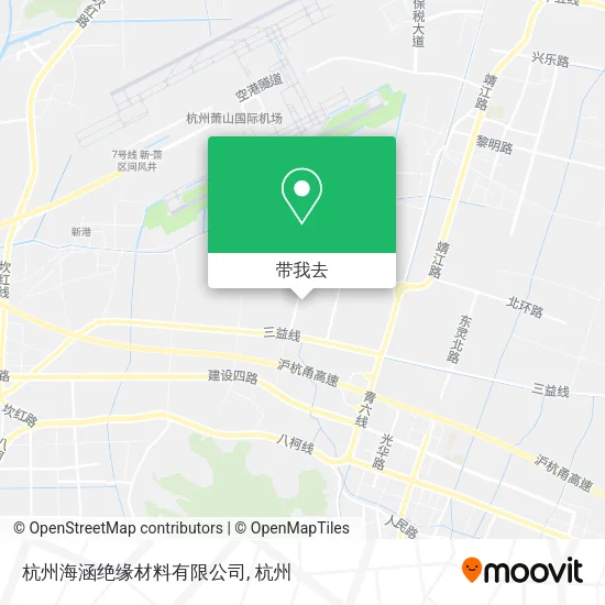 杭州海涵绝缘材料有限公司地图