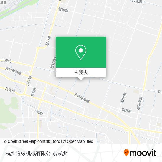 杭州通绿机械有限公司地图