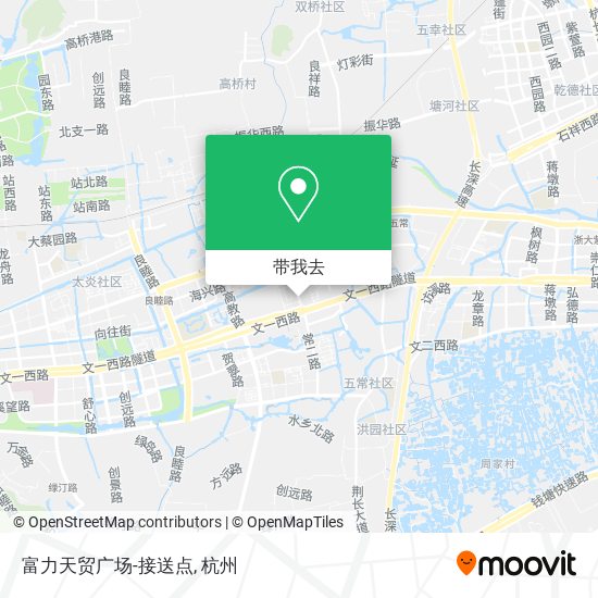 富力天贸广场-接送点地图