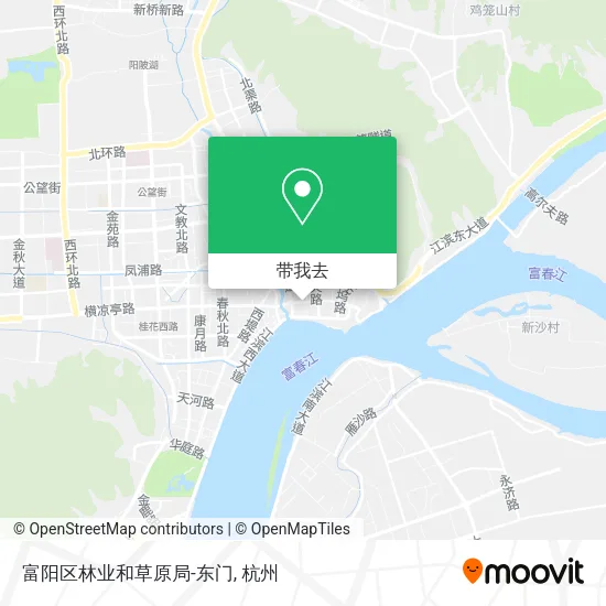 富阳区林业和草原局-东门地图