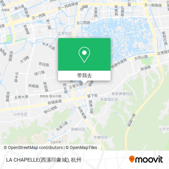 LA CHAPELLE(西溪印象城)地图