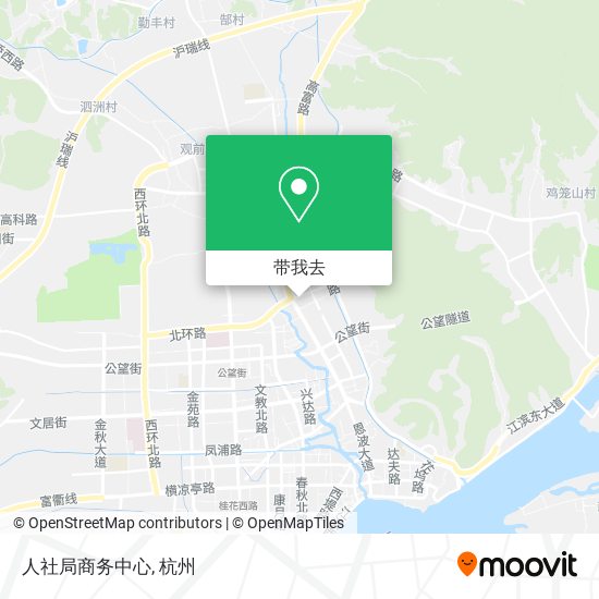 人社局商务中心地图